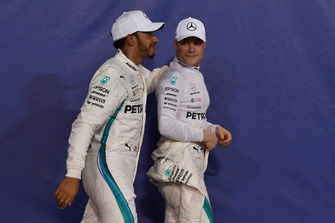 Lewis Hamilton, Mercedes AMG F1 ve Valtteri Bottas, Mercedes AMG F1