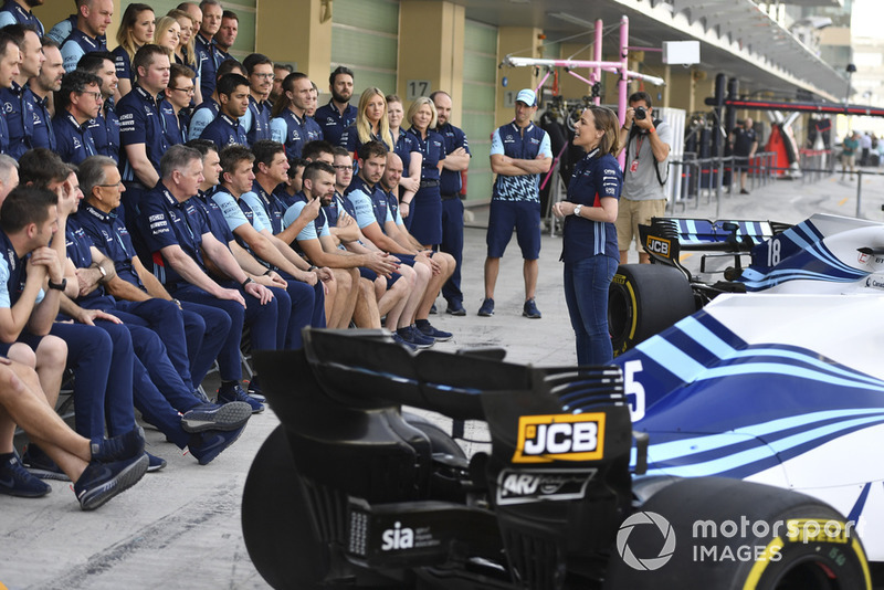 <b>Claire Williams</b>, Williams Racing, foto de equipo at GP de Abu Dhabi ...