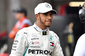 Lewis Hamilton, Mercedes AMG F1 in parc ferme