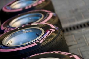 Pirelli tyres in the paddock
