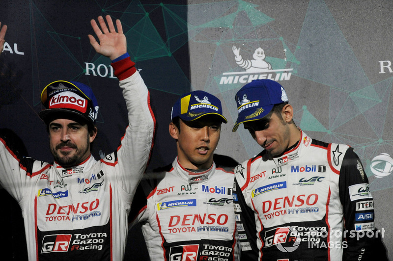 #8 Toyota Gazoo Racing Toyota TS050: Sébastien Buemi, Kazuki Nakajima, Fernando Alonso