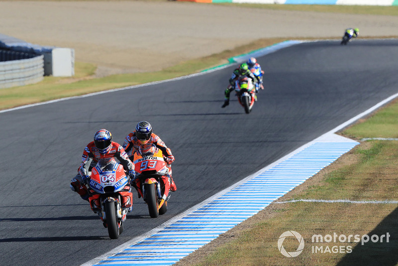 Andrea Dovizioso, Ducati Team, Marc Marquez, Repsol Honda Team