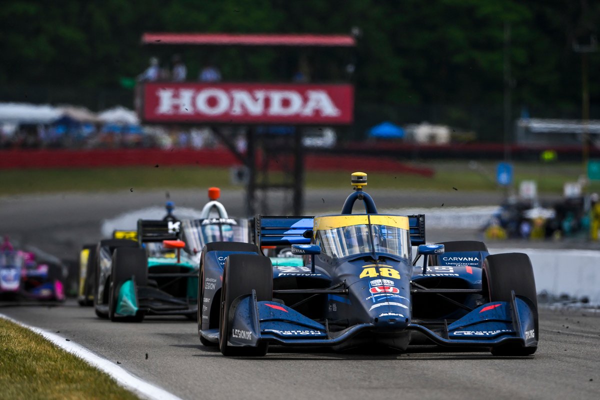 IndyCar-Action auf dem MId-Ohio Sports Car Course