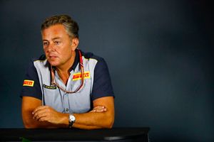 Mario Isola, Racing Manager, Pirelli Motorsport, in de persconferentie