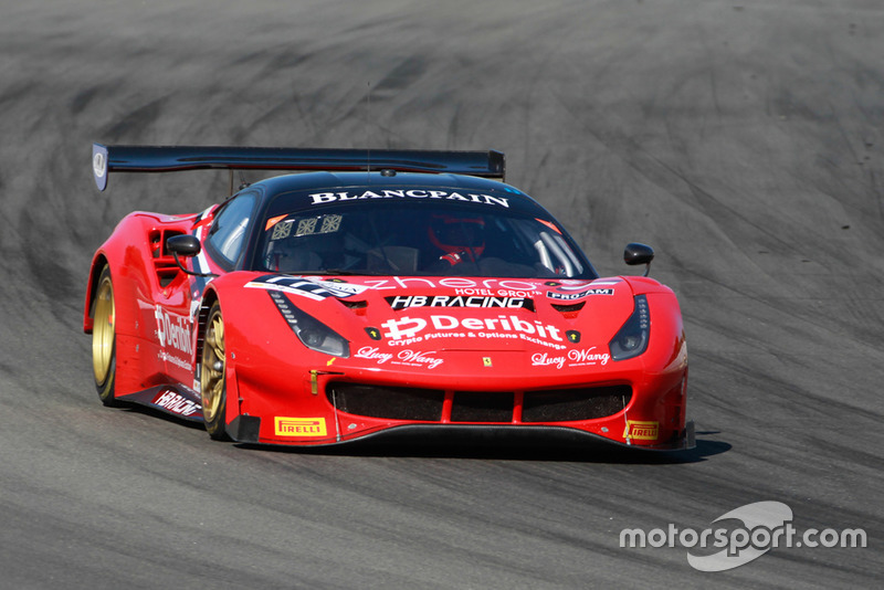 #777 Team HB Racing Ferrari 488 GT3: Jens Liebhauser, Florian Scholze, Luca Ludwig
