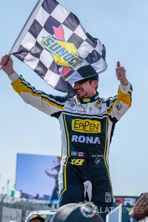 Race winner Alex Tagliani