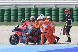 Jorge Lorenzo, Ducati Team crash