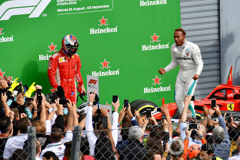 Lewis Hamilton győzelme az Olasz Nagydíjon