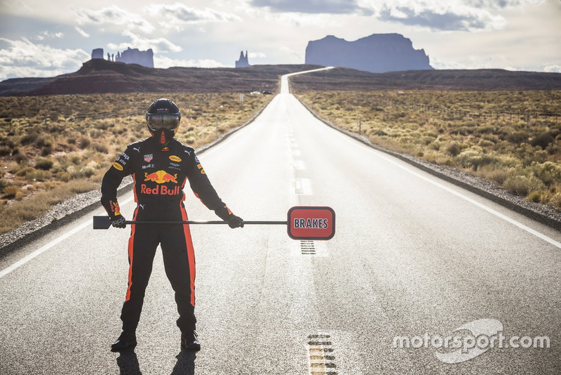 Daniel Ricciardo, Red Bull Racing di Monument Valley