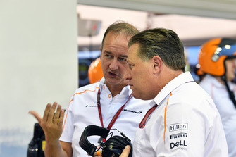 Jonathan Neale, McLaren Managing Director and Zak Brown, McLaren Racing CEO