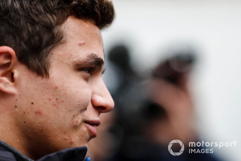 Lando Norris, McLaren parla con i media