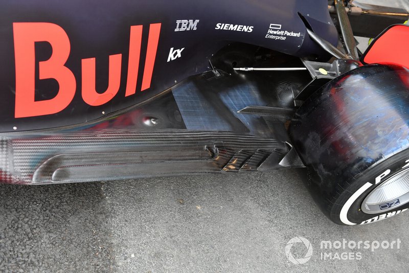 Rear Floor on Red Bull Racing RB15 