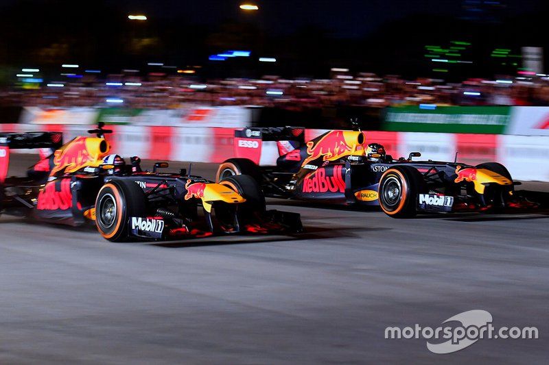 David Coulthard y Jake Dennis