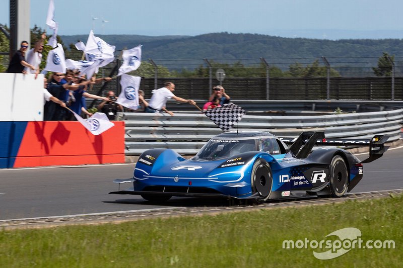 Romain Dumas, Volkswagen ID.R, auf der Nürburgring-Nordschleife