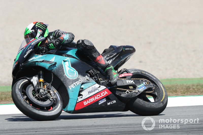 Franco Morbidelli, Petronas Yamaha SRT, dopo la caduta