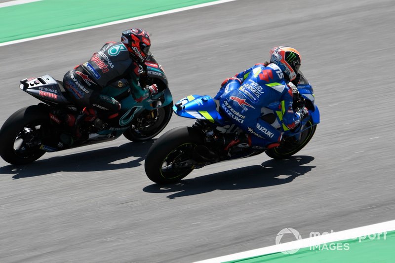 Álex Rins, Team Suzuki MotoGP, Fabio Quartararo, Petronas Yamaha SRT