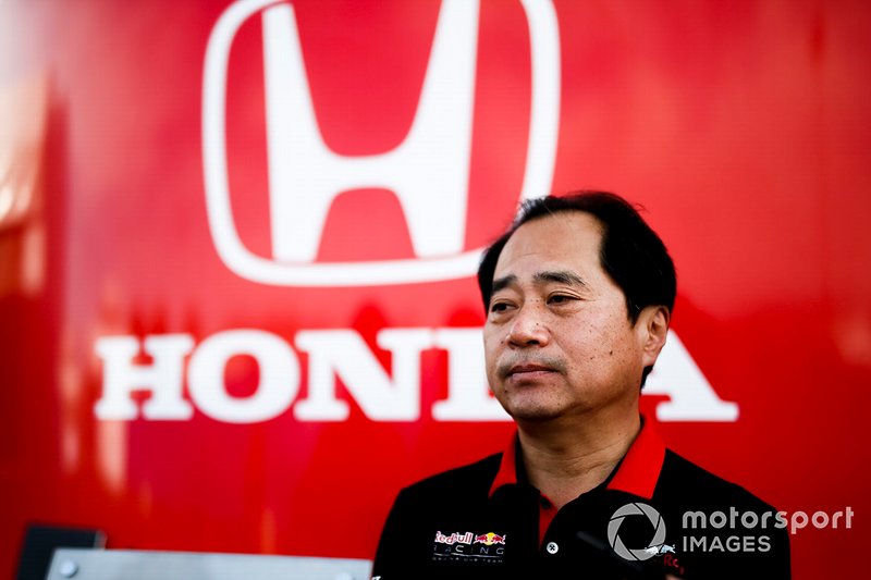 Toyoharu Tanabe, Direttore Tecnico F1, Honda, parla con i media
