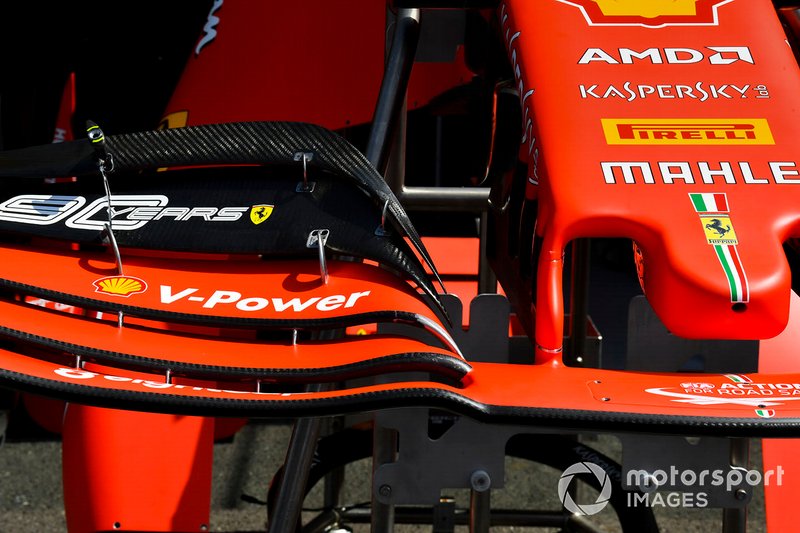 Alerón delantero del Ferrari SF90