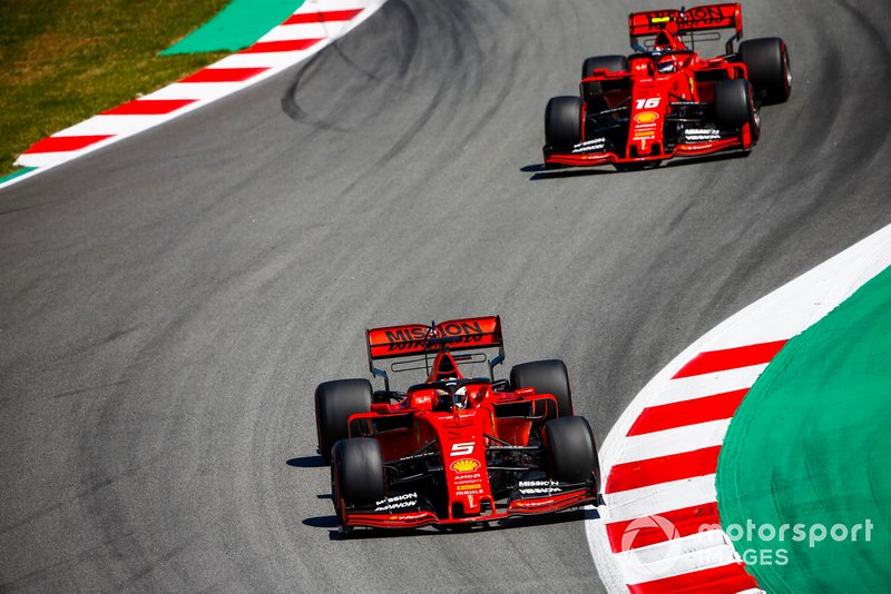 Sebastian Vettel, Ferrari SF90, Charles Leclerc, Ferrari SF90