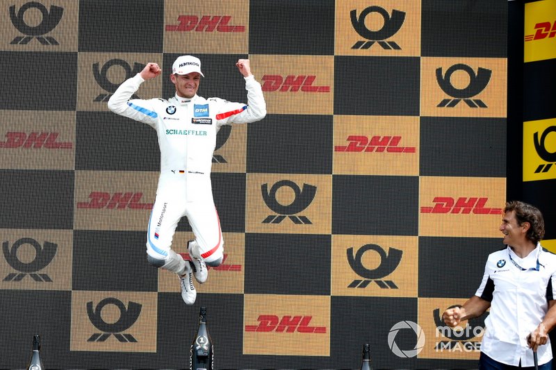 Podio: Ganador de la carrera Marco Wittmann, BMW Team RMG y Alex Zanardi