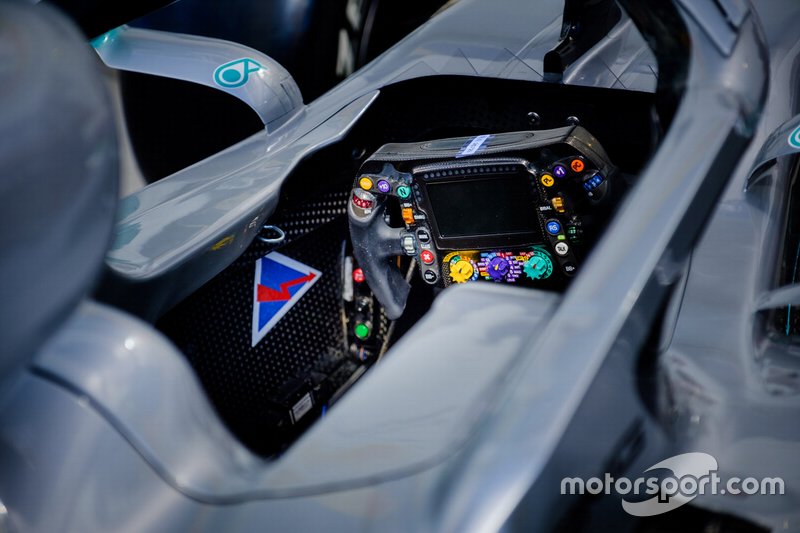 Mercedes AMG F1 W10 steering wheel