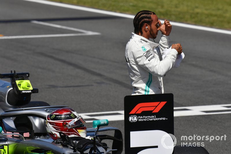 Lewis Hamilton, Mercedes AMG F1, after Qualifying