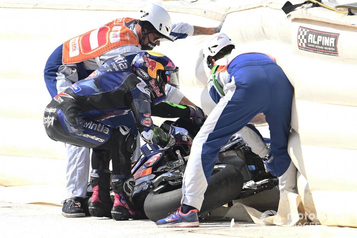 Enea Bastianini, Esponsorama Racing crash