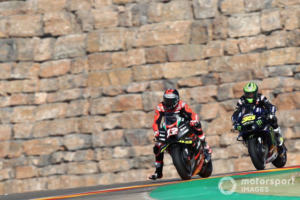 Maverick Vinales, Aprilia Racing Team Gresini, Cal Crutchlow, Yamaha Factory Racing
