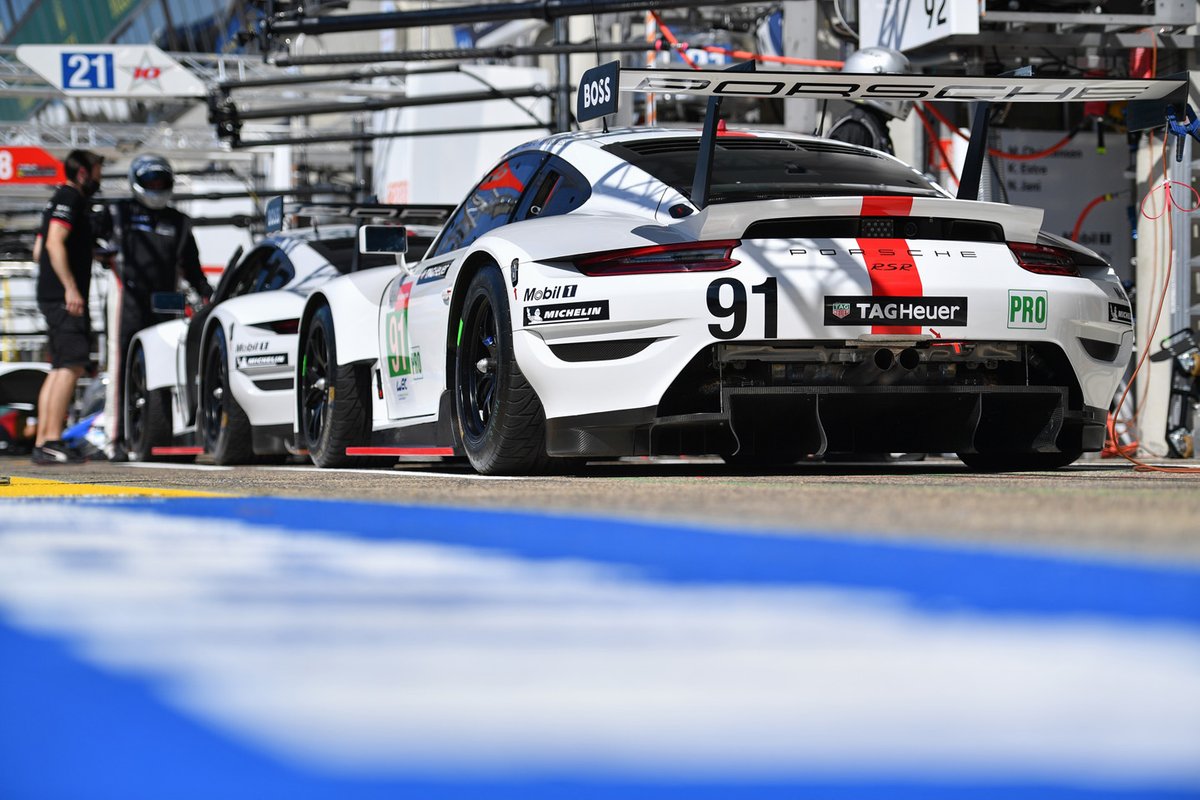 #91 Porsche GT Team Porsche 911 RSR - 19 LMGTE Pro, Gianmaria Bruni, Richard Lietz, Frederic Makowiecki