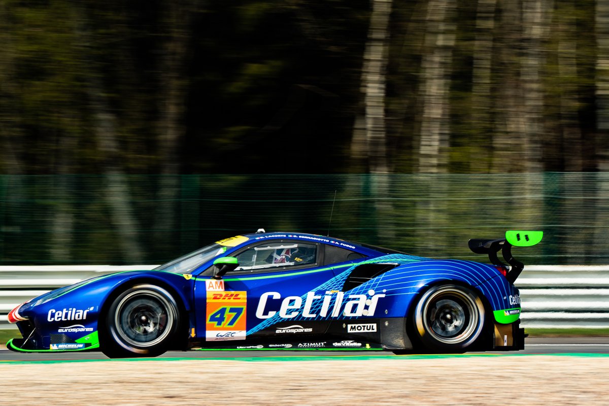 #47 Cetilar Racing Ferrari 488 GTE EVO: Roberto Lacorte, Giorgio Sernagiotto, Antonio Fuoco