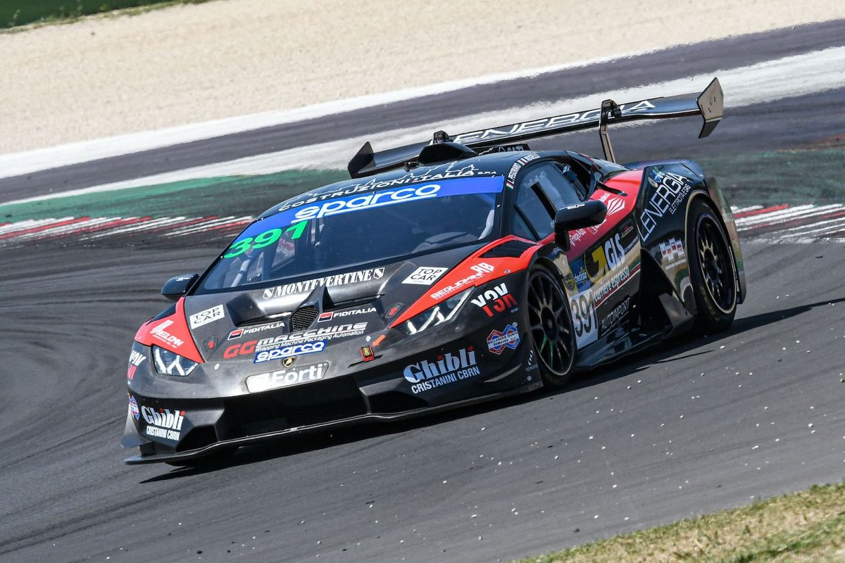 #391 Best Lap, Lamborghini Huracán Super Trofeo Evo: Massimiliano Mugelli, Lorenzo Pegoraro