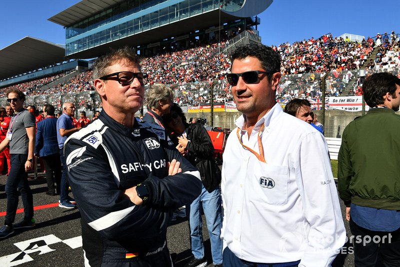 Bernd Marylander, Safety Car driver, on the grid