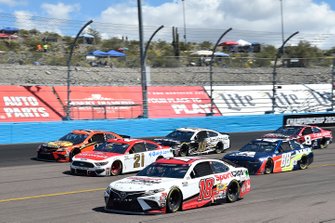 Kyle Busch, Joe Gibbs Racing, Toyota Camry Sport Clips, Matt DiBenedetto, Wood Brothers Racing, Ford Mustang Motorcraft/Quick Lane, Martin Truex Jr., Joe Gibbs Racing, Toyota Camry Bass Pro Shops, Alex Bowman, Hendrick Motorsports, Chevrolet Camaro Axalta