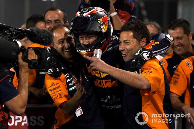 Race winner Tetsuta Nagashima, Red Bull KTM Ajo