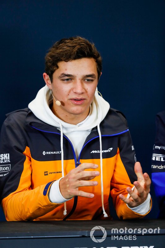 Press conference, Lando Norris, McLaren