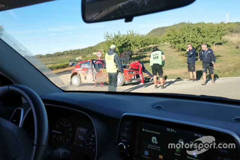 Problemas para Sebastien Ogier, Julien Ingrassia, Citroen C3 WRC