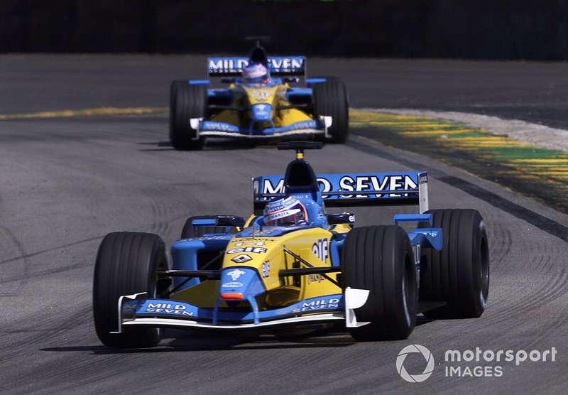 Jarno Trulli, Renault, Jenson Button, Renault