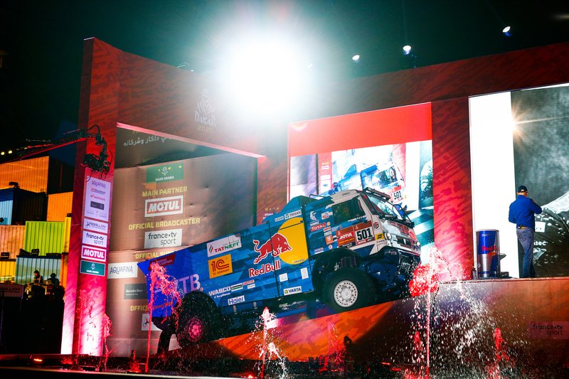 #501 Team KAMAZ Master: Dmitry Sotnikov, Ruslan Akhmadeev, Ilgiz Akhmetzianov