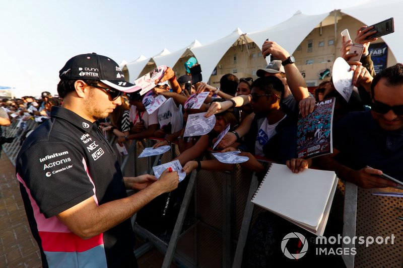 Sergio Perez, Racing Point, rencontre des fans