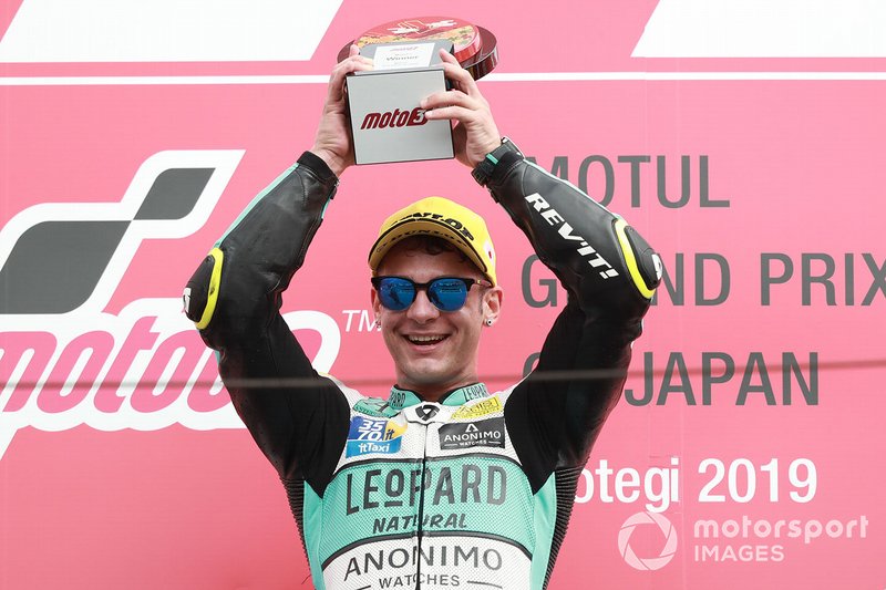 Il vincitore della gara Lorenzo Dalla Porta, Leopard Racing