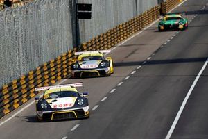 #98 ROWE Racing Porsche 911 GT3 R: Earl Bamber, #99 ROWE Racing Porsche 911 GT3 R: Laurens Vanthoor