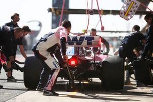 Sergio Perez, Racing Point F1 Team RP19, pitstop