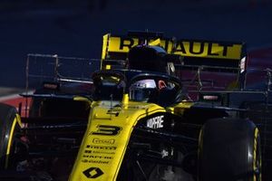 Daniel Ricciardo, Renault F1 Team R.S. 19, avec des capteurs aéro