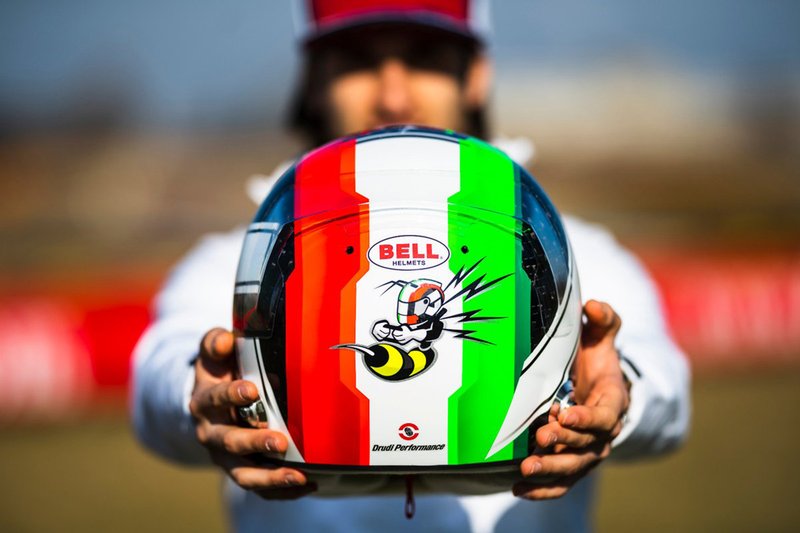 El casco de Antonio Giovinazzi