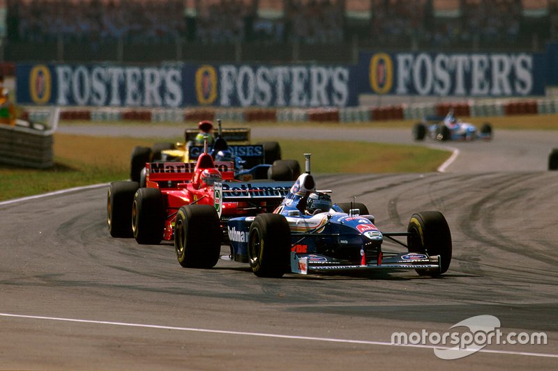 Heinz-Harald Frentzen, Williams; Eddie Irvine, Ferrari