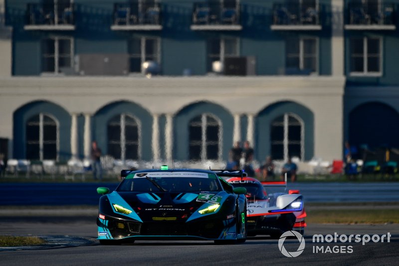 #11 GRT Grasser Racing Team Lamborghini Huracan GT3, GTD: Mirko Bortolotti, Rik Breukers, Rolf Ineichen