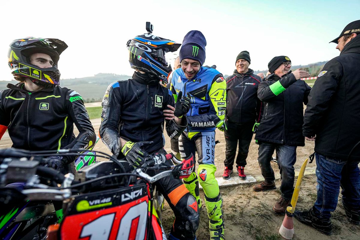 Valentino Rossi e Luca Marini