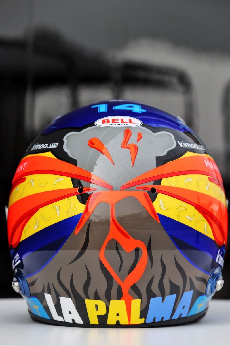 Casque de Fernando Alonso, Alpine