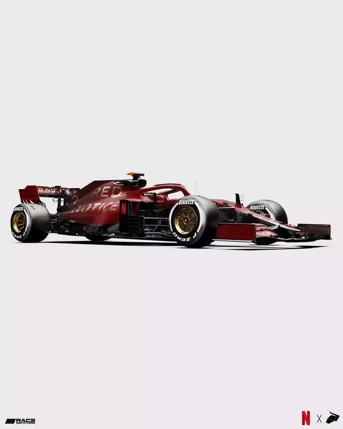 Pintura Red Notice - Netflix