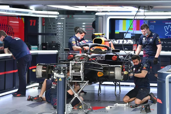 Red Bull Racing RB16B front detail